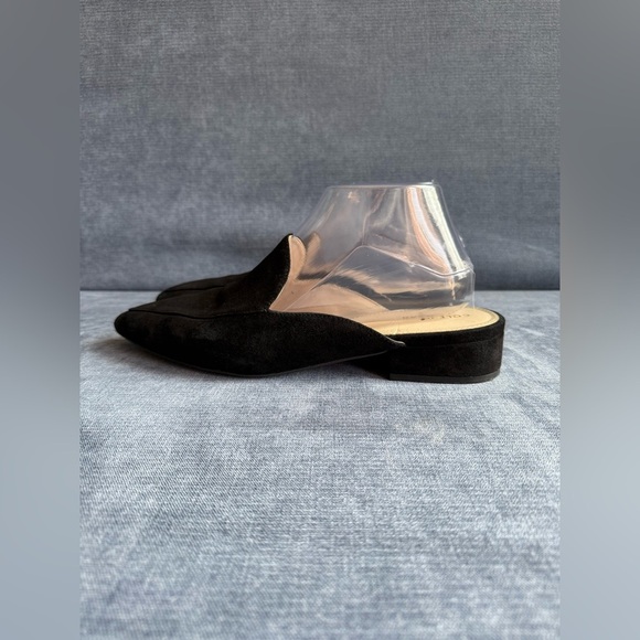 Cole Haan Womens Black Suede Piper Mule SZ 9 Slip On Preppy Pointed Toe Dressy - Picture 4 of 9